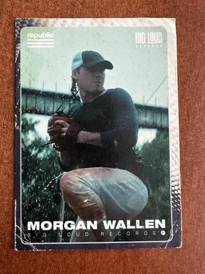 Morgan Wallen Big Loud Records Promo Baseball Style Trading Card Rare Country