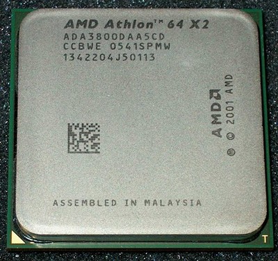 AMD ATHLON 64 X 2  3800+  2.0 GHZ  DUAL CORE PROCESSOR, ADA3800DAA5CD ,  SKT 939