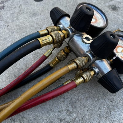 #ad Jb Industries 25233 Manifold Gauge 4 Valve $195.00