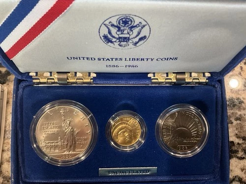 United States 1986 Liberty Coin Set Uncirculated