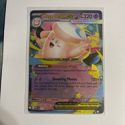 Mega Clefable ex 072 Holo Promo ME: Mega Evolution Promo Pokemon Holo Near Mint