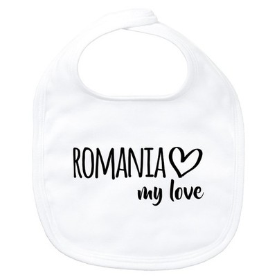 Baby Lätzchen Romania my love Geschenkidee Romania Geschenk Präsent Mitbringsel