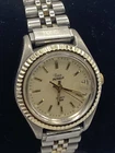 Vintage Timex Indiglo Women’s Date Watch Silver/Gold Tone Good Working New Batt