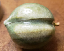 Alabaster Stone Fruit  Vintage Unripe Peach