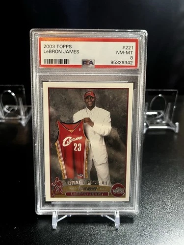 CHASE PACK! Chance at 2003 TOPPS #221 LEBRON JAMES ROOKIE RC PSA 8 CHASE CARD!