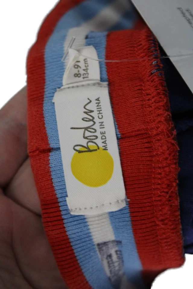 Mini Skort Boden Meninas Algodão Floral Cordão Azul Tamanho 8-9 - Imagem 3 de 3