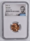 1957 Lincoln Wheat Cent MS66 RD NGC Special Label *0531