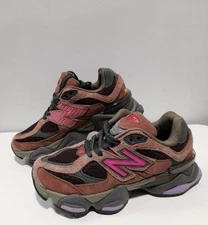 New Balance 9060 Men's Running Shoes Rich Oak, Burgundy, Pink, Size 4 Youth!!!!