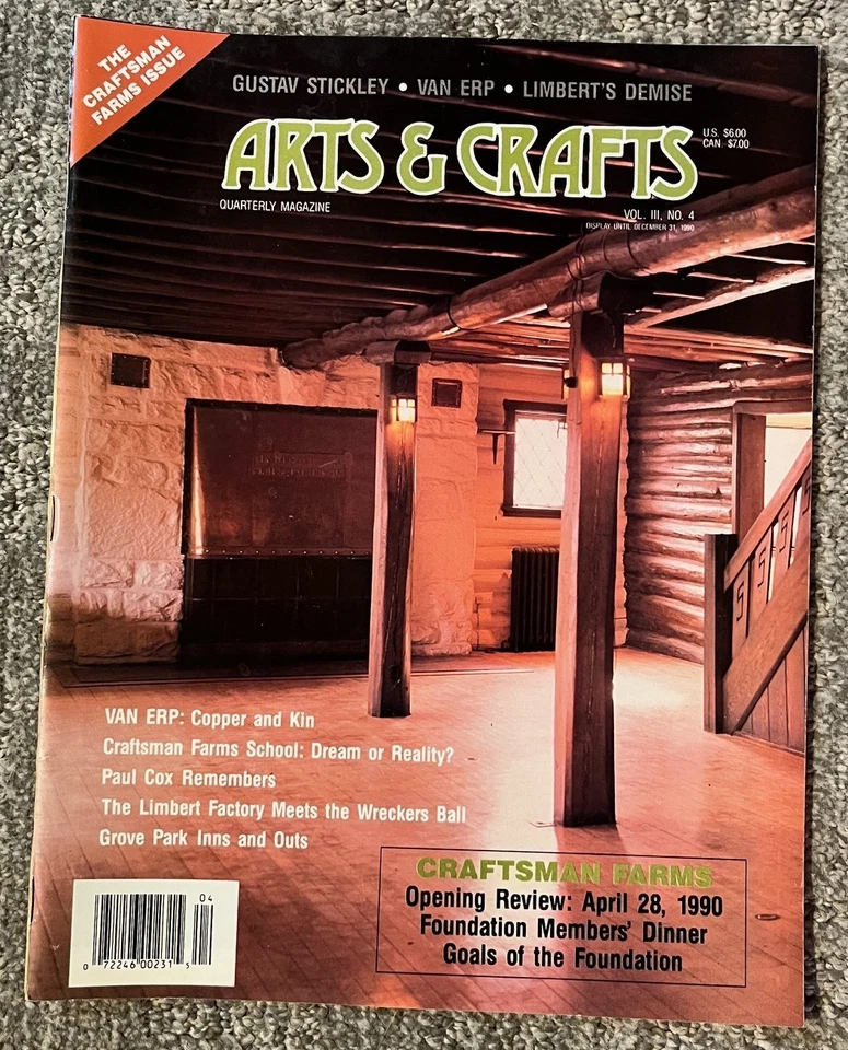 3 Issues "Arts & Crafts Quarterly" (Style 1900), Vols 3-5, 1990-1992 - Image 2 of 4