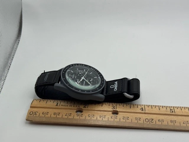 Reloj Swatch Hombre OMEGA Speedmaster Edición 'Misión a la Luna' Batería Nueva Foto 4 de 4