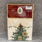 Spode Christmas Tree Fabric Tablecloth 52 X 70 Oblong Seats 4-6 New Holiday