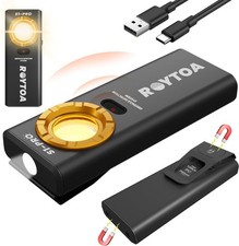 Pocket Flashlight Rechargeable Work Light EDC Slim Flat Flashlight 1200 Lumens