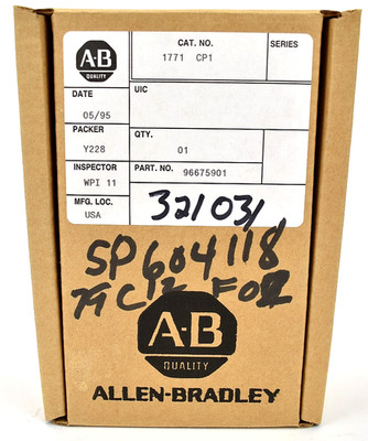 Allen-Bradley 1771-CP1 PLC-5 Power Supply Cable 1ft for 1771-P7 Chassis