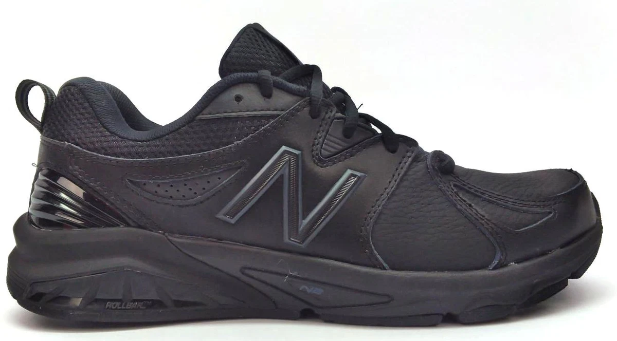 New Balance 857 V3 Sneakers Men\'s Size 14 4E Black Leather Extra Wide Shoes New Balance 857v3 Slip Resistant Leather Work Shoes Mens  main image 3