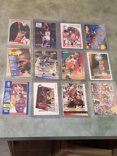 lot of 12 different Michael Jordan cards GOAT playoff., other