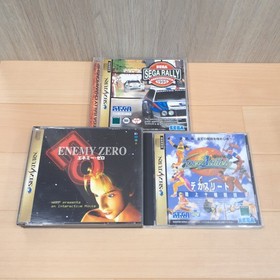 Sega Saturn Console Japan white with 6 games 1 controller Ready to Play tested