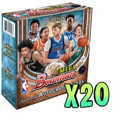 20x 2025-26 Bowman Basketball NBA Mega Box - Confirmed Order Pre-Sale
