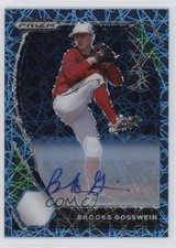 2021 Panini Prizm Draft Picks Carolina Blue Velocity Brooks Gosswein Auto 10k8