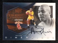 2012 Upper Deck Exquisite Collection Dimensions /70 Harold Miner #D-HM Auto 2d0
