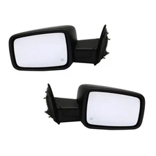 For Ram 2500 2011 2012 Door Mirror Driver And Passenger Side | Pair Power Glass