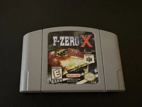 F-Zero x Nintendo 64, 1998, Authentic Game, Tested Cartridge