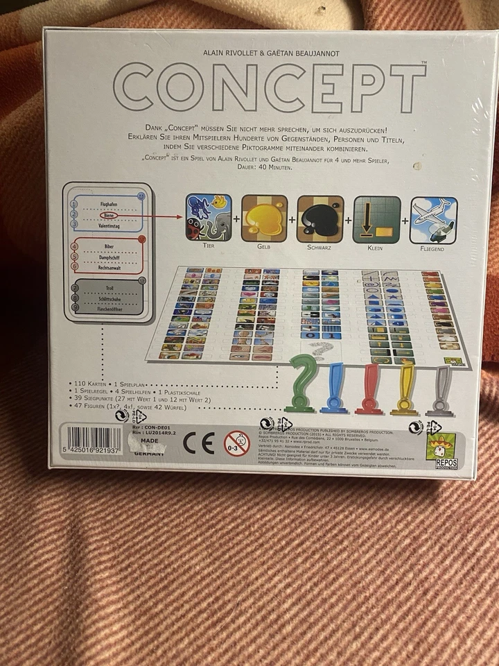 Brettspiel,Original,Retro,Vintage,neu,OVP, Concept - Bild 3 von 4