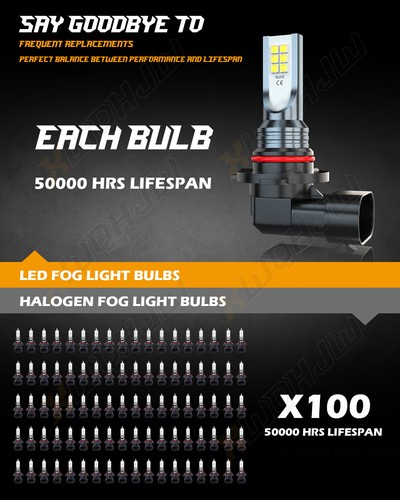 For 2015-2021 2022 2023 Ford F150 LED Headlight Hi/Lo Beam Fog Light Bulbs - Foto 16 di 21