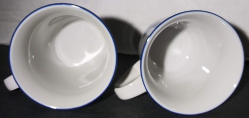 2 Vintage Noritake Japan Stoneware Running Free 8968 Sail Boat Coffee Mugs - Picture 8 of 10