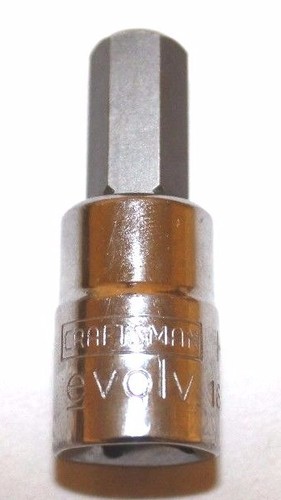 Craftsman Evolv 3/8 Drive Hex Bit Socket Choose Any SIze Free Shipping New - Picture 5 of 5