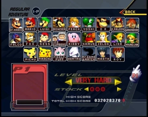 Super Smash Bros Melee Save 100% Complete Unlocked Memory Card Nintendo GameCube