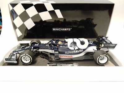 Minichamps Alpha Tauri Honda AT02 #22 Tsunoda Bahrain GP 2021 1/18 117210122