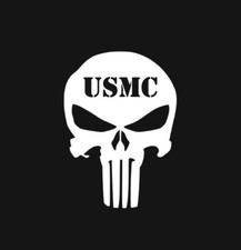 Usmc Punisher Window Sticker Decal