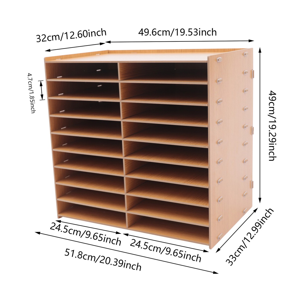 Cardboard Literature Organizer
