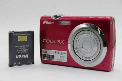 Cámara digital Nikon COOLPIX serie S230 rojo rosa 3x 10 MP solamente cámara digital - Imagen 1 de 8