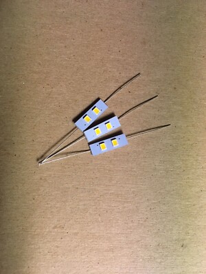 (3) ORANGE (8v-LED AXIAL LAMPS)VU METERs/CT-F9191 CT-F700 CT- F1000 - Pioneer