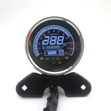 New LCD Digital Instrument Panel Multi-Function Meter Odometer Tachometer Gauge