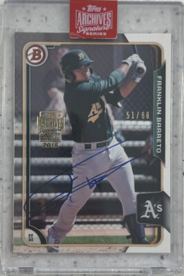 2019 Archives Signature Series Franklin Barreto Auto Autograph #51 