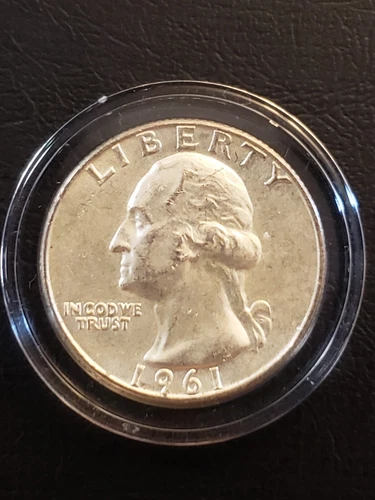 1961 P Silver Washington Quarter BU