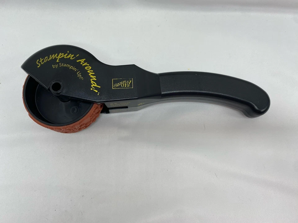 Stampin Up Kitty Alcaparras Rollagraph Goma Estampilla Rueda KITTENS GATOS Con Mango Foto 2 de 4