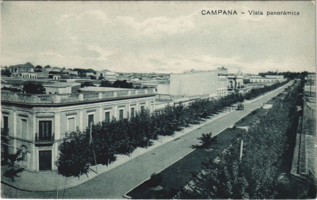 Postal CPA ARGENTINA Campana Vista Panorámica (1057765)