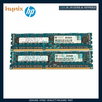 Barrette RAM HYNIX 2Go PC3-10600R DDR3 ECC Pour HP - Occasion Fonctionnelle