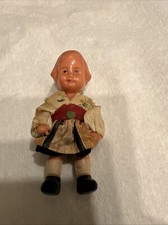 1920s German Celluloid Blue Eyed POSABLE Doll ANTIQUE