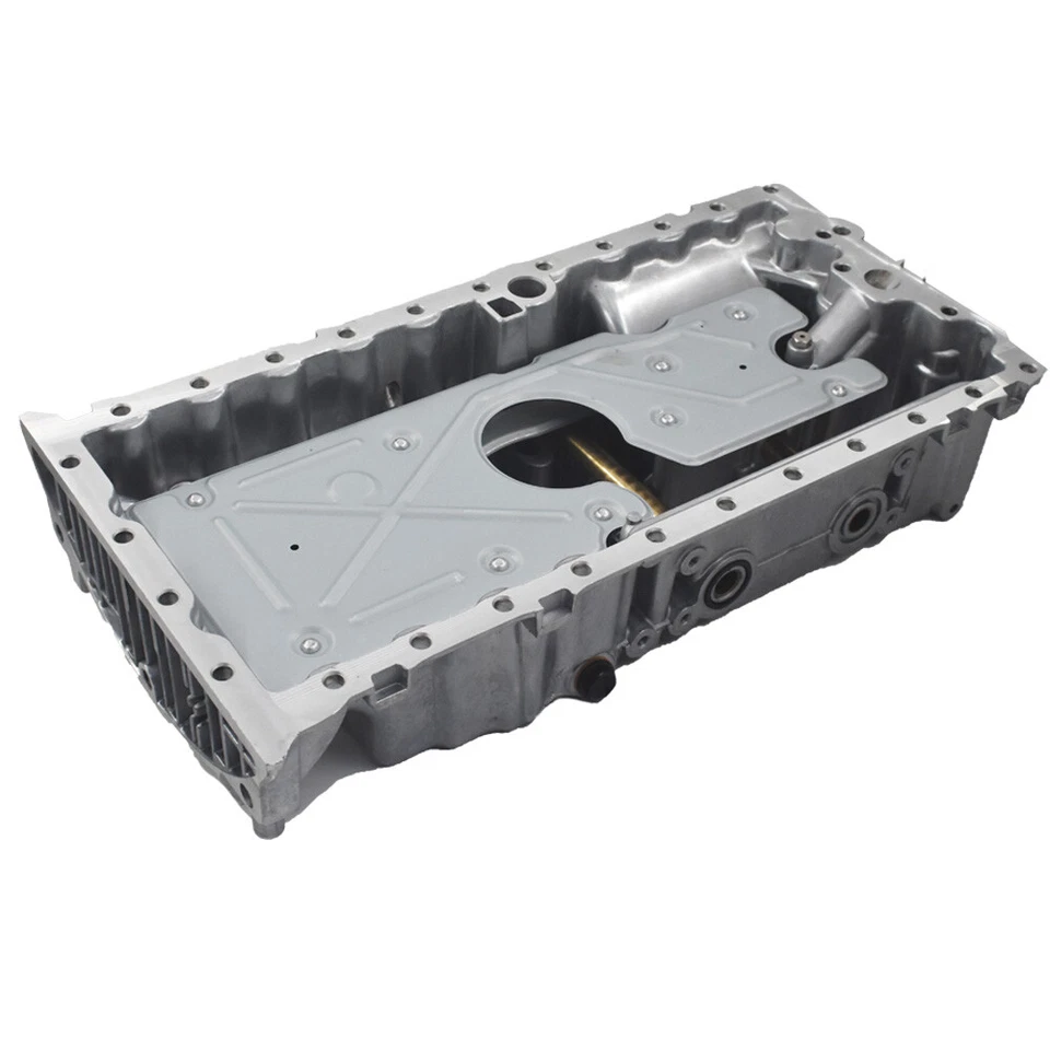 Panela de óleo do motor para Volvo 2004-2011 C30 C70 S40 V50 2.4/2.5L 30777739 alumínio - Imagem 2 de 4