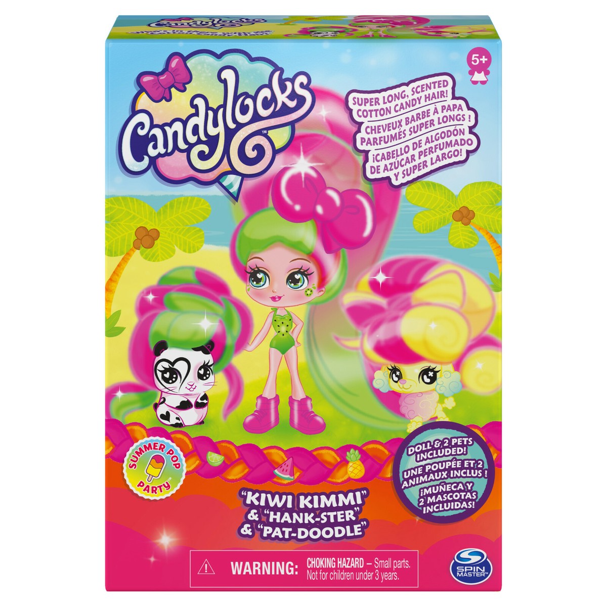 Candylocks 3 Pack - Kiwi Kimmi Twist 3-inch Scented Collectible