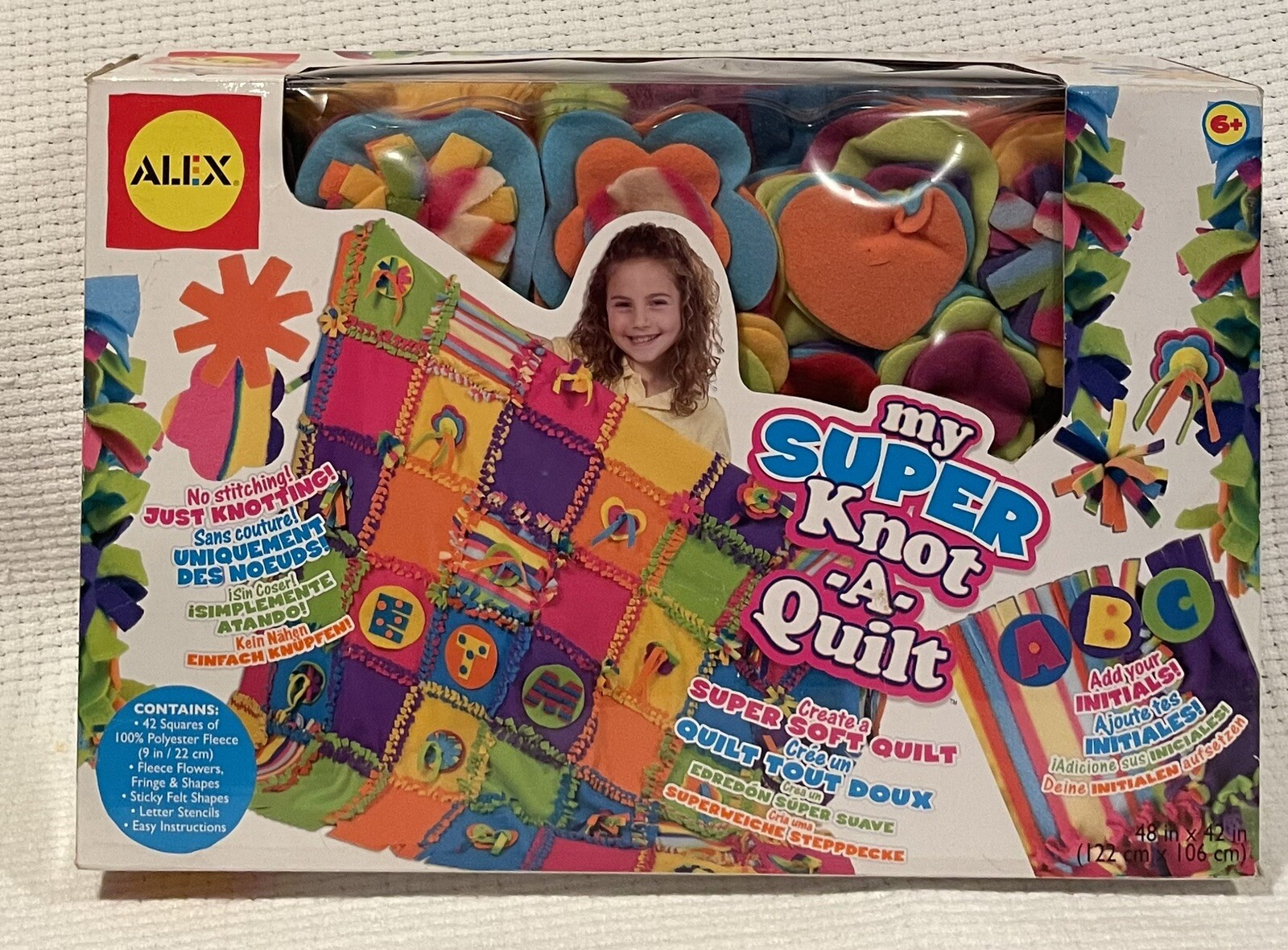 ALEX KIT My Super Knot A Quilt Creative Craft Set for Kids N