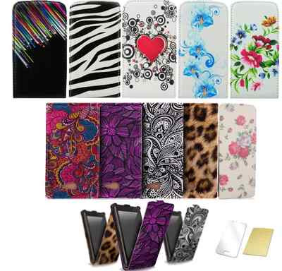 ^ Handy Tasche für Samsung Muster BUNT Fashion Schutzhülle Cover Case 