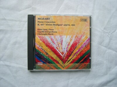 Mozart Piano Concertos - Elvira Madigan, Peter Lang CD - 1992 Lydian
