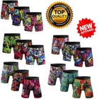 Men Boxer Briefs 3 pack Quick Dry Long Leg Shorts Comfort Soft Trunks Underwear