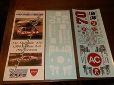 J.D. McDuffie 70 1986 AC SPARK PLUG Pontiac 1/24th scale decals LoboGraphix