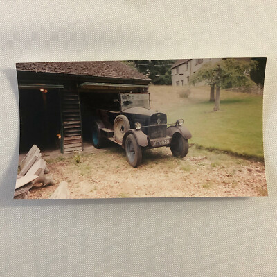 Vintage 1927 Trojan 3 Door Car Barn Find Photo Photograph Print Junk Yard 